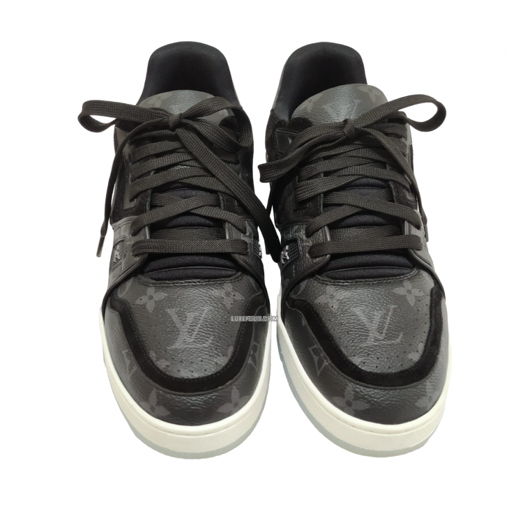 Buy Pre-owned & Brand new Luxury Louis Vuitton Monogram Eclipse LV Trainer  Sneaker Online