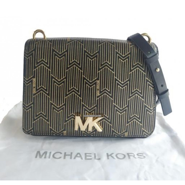 Michael Michael Kors Mott Metallic Deco Chain Swing Shoulder Bag