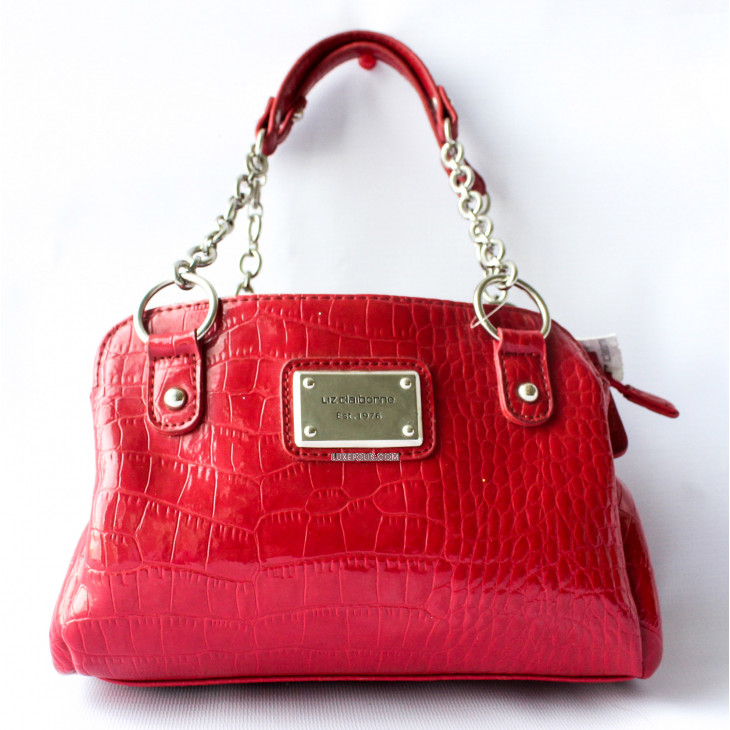 LIZ CLAIBORNE Shoulder Bag Red Women's Bag 100% Polyester 
