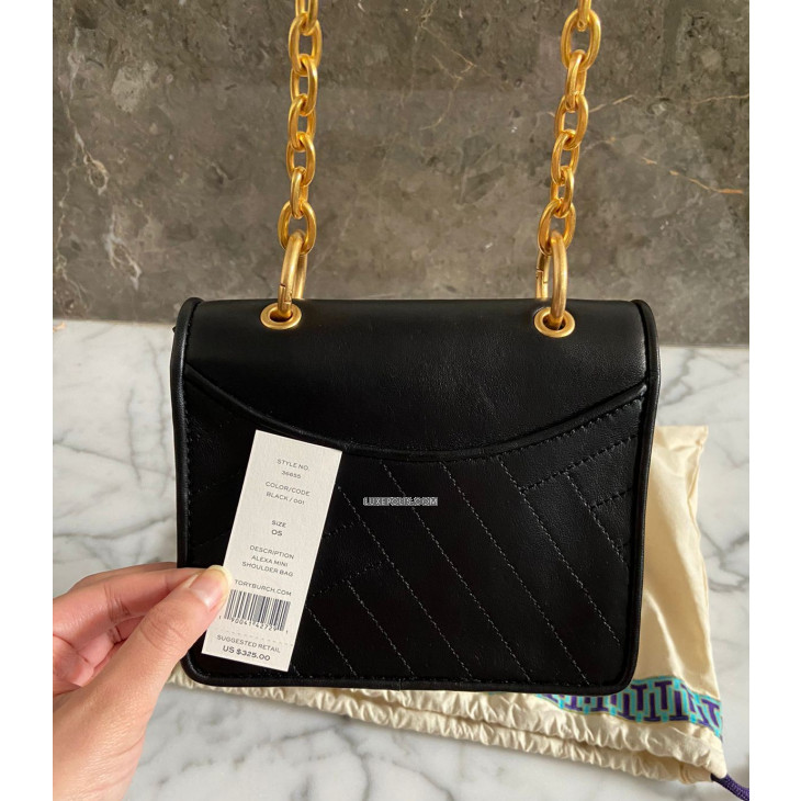 Buy Pre-owned & Brand new Luxury Tory Burch Alexa Mini Leather Crossbody  Chain Shoulder Bag Online 