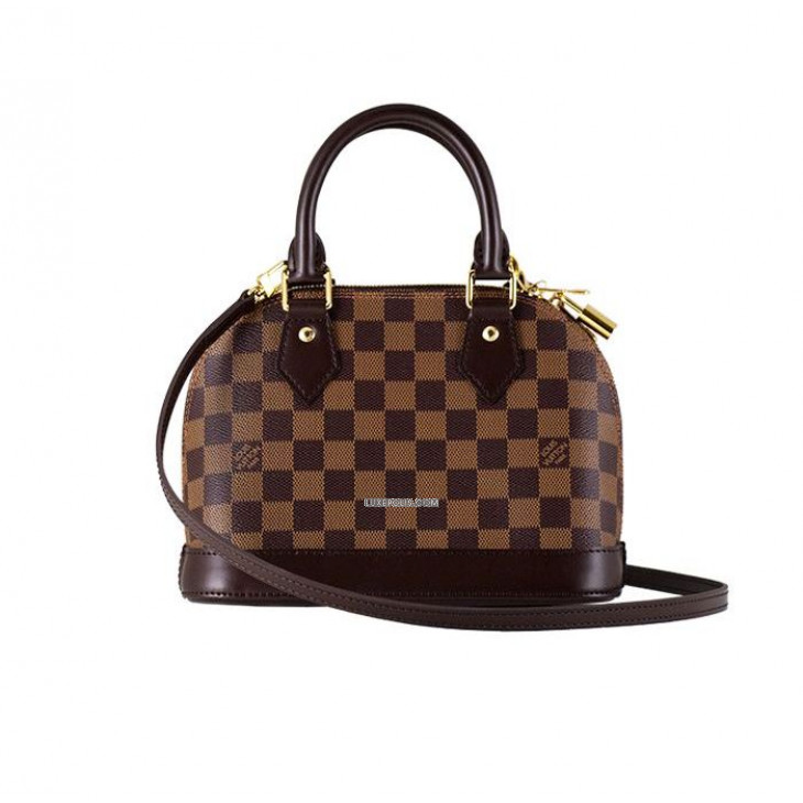 Buy Pre-Owned Luxury Louis Vuitton Damier Ebene BB Alma Handbag Online