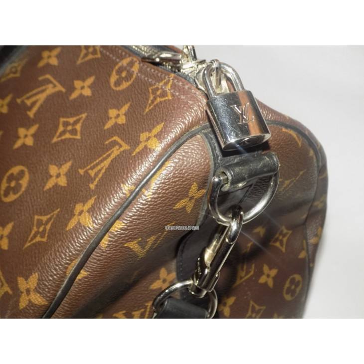 Buy Brand New & Pre-Owned Louis Vuitton Keepall 45 Bandouliere Monogram  Macassar Canvas Bag Online