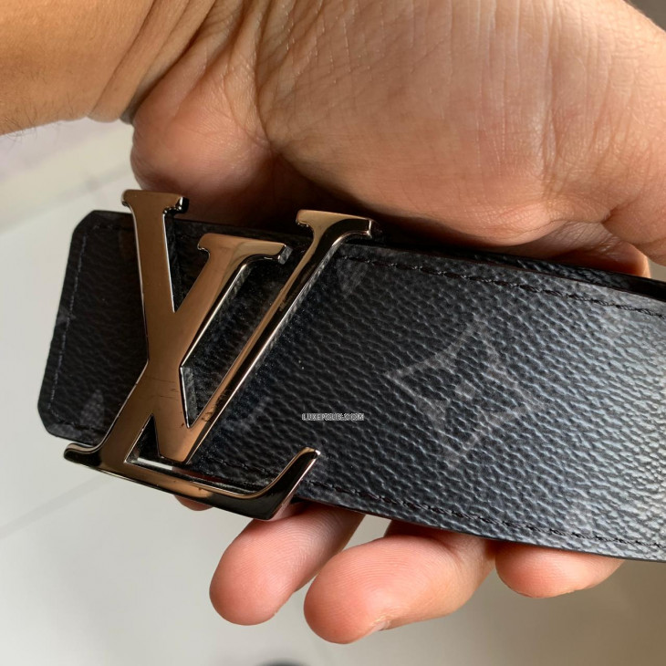 Louis Vuitton LOUIS VUITTON Belt Sun Tulle Phoenix Leather/Metal