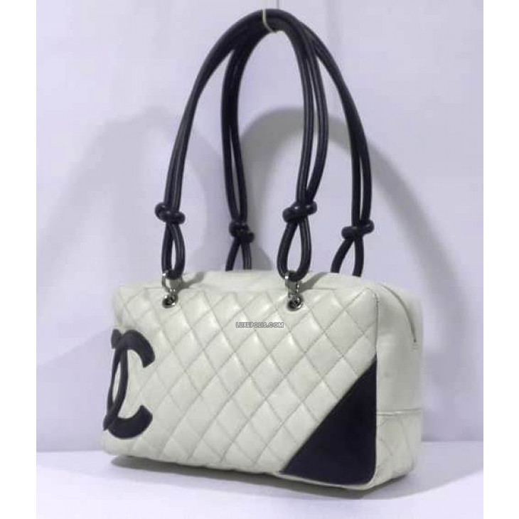 Chanel Cambon Bowler Quilted Leather Medium Bag
