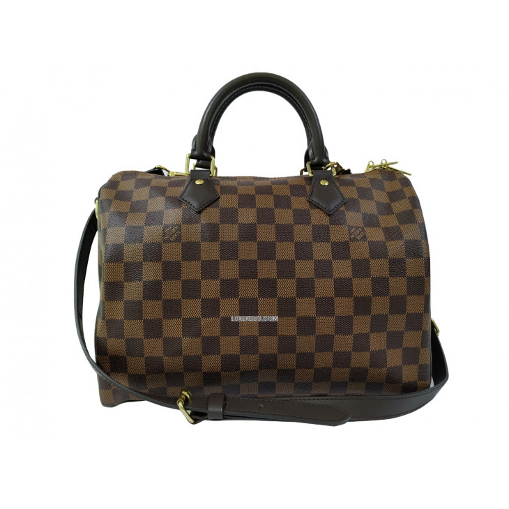 Louis Vuitton Damier Ebene Speedy Bandouliere 30 Handbag