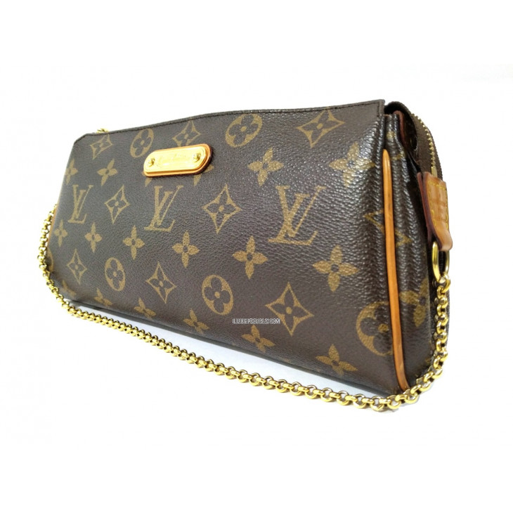 Louis Vuitton Eva 2way Chain Handbag Pouch Purse Monogram Mb2145