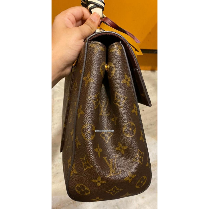 2007 Louis Vuitton Brown Coated Monogram Canvas and Leather
