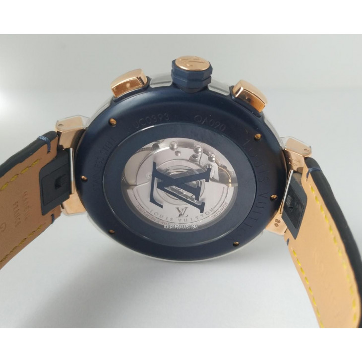 Louis Vuitton Tambour Damier Cobalt and New Wave watches