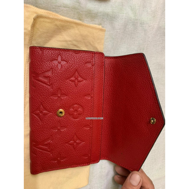 Louis Vuitton Compact Curieuse Wallet Monogram Empreinte Leather