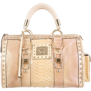 Versace Studded Top Handle Bag