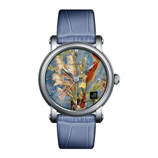 VAN GOGH   Vase with Gladioli and Chinese Asters Leather Watch (Lady 11)