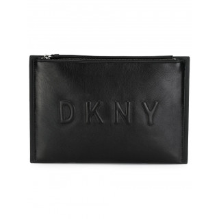 DKNY Embossed Logo Clutch