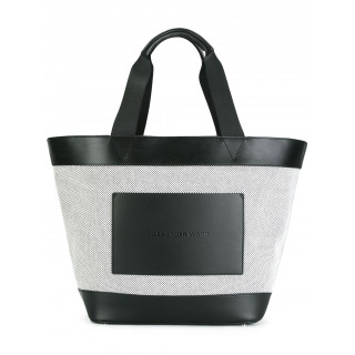 Alexander Wang Black and White Cotton Tote
