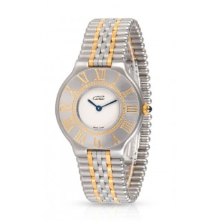 Cartier Must de 21 Quartz Silver Dial Ladies Watch