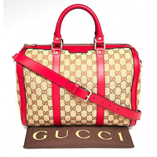 Gucci GG Coated Canvas Medium Joy Boston Bag