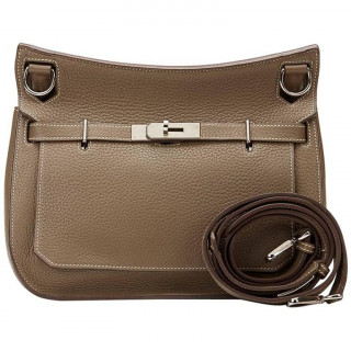 Herms Jypsiere 31 Clemence Leather Cross Body Bag