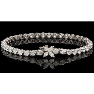 Tiffany & Co. Diamond Victoria Line Tennis Bracelet