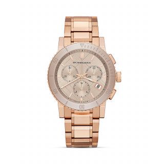 Burberry Rose Gold Tone Chronograph Watch, 38mm