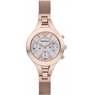 Emporio Armani Classis Rose Gold Chronograph Watch AR 7391