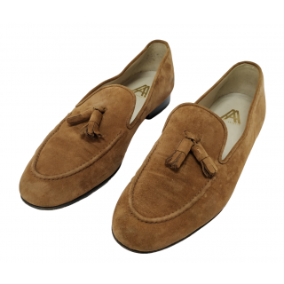 Axel Arigato Tassel Brown Suede Leather Loafers