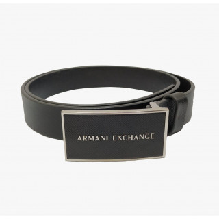 Armani Exchange Logo Buckle Belt
