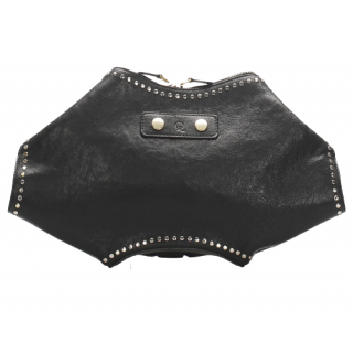 Alexander McQueen Leather Studded De Manta Clutch