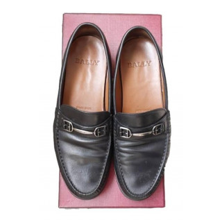 Bally Black Simpler Moccasin Loafers