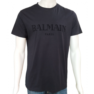 Balmain 12355 Cotton Black Tshirt