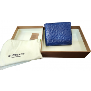 Burberry TB Monogram Embossed Leather Wallet