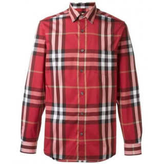 Burberry Red Check Shirt