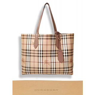 Burberry Reversible Lavenby Medium Leather Tote