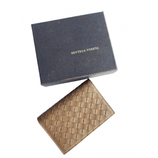 Bottega Veneta Intrecciato-embossed Flap Card Case