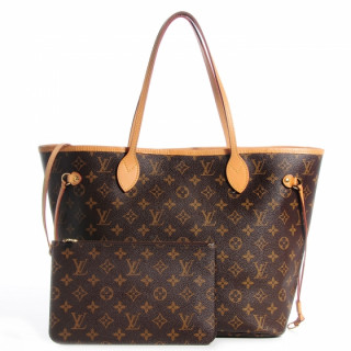 Louis Vuitton Mimosa Neverfull MM with pouch, Luxury, Bags