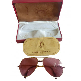 Cartier Vendome Red Laque vintage Limited Edition Sunglasses