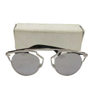 Dior So Real Silver Mirrored Sunglasses