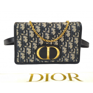 Dior Oblique Jacquard 2-in-1 30 Montaigne Belt and Crossbody Pouch