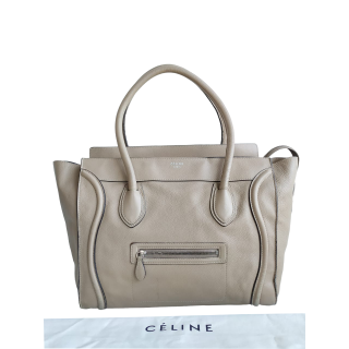 Celine Luggage Leather Tote