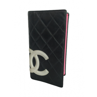 Chanel Cambon Long Quilted Bifold Wallet