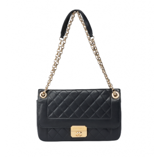 Chanel Quilted Lambskin Leather Chic With Me Flap Bag