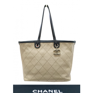 Chanel Quilted Caviar Fever Shopping Tote