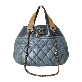Chanel Quilted Iridescent Leather In-The-Mix Tote