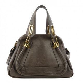 Chloe Rock Leather Medium Paraty Bag