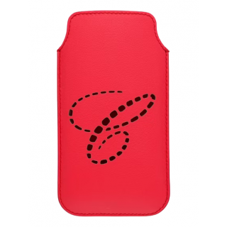 Chopard Red Leather Phone Case