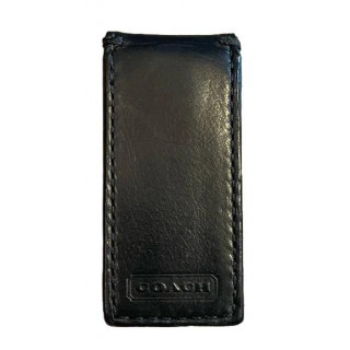 Coach Magnetic Leather Money Clip
