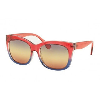 Coach Red/Blue Hc8173 Crystal Gradient Havana Sunglasses