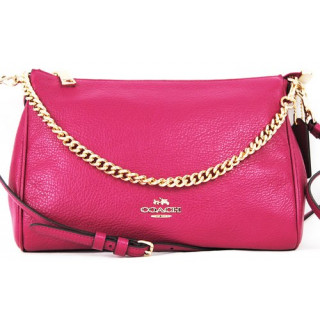 Coach Pebble Leather Carrie Crossbody