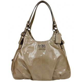 Coach Madison Maggie Patent Leather Shoulder Bag