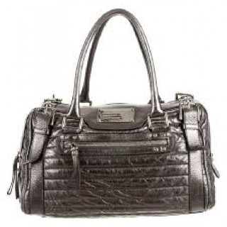 Dolce & Gabbana Miss Easy Silver Leather Satchel