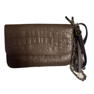 DKNY Bryant Croc-embossed Small Crossbody Bag