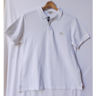 Burberry Brit Polo T- Shirt White Short Sleeves
